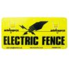 Electric Fencing Warning Sign