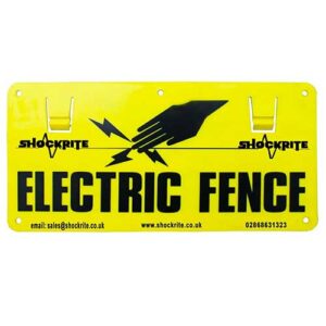 Electric Fencing Warning Sign