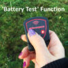 Electric-Fence-Beeper-Tester-Battery-Test-Function Showing Power in Battery